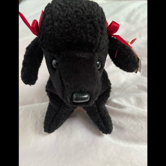 black poodle beanie baby